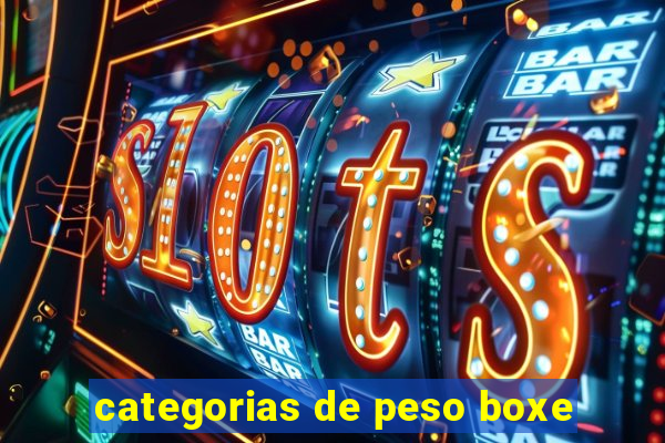 categorias de peso boxe